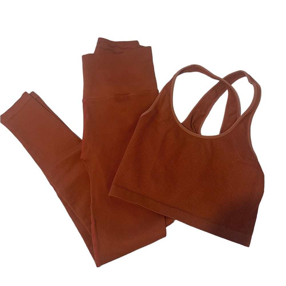 Spiritual Gangster Ribbed Leggings & Sports Bra Set
